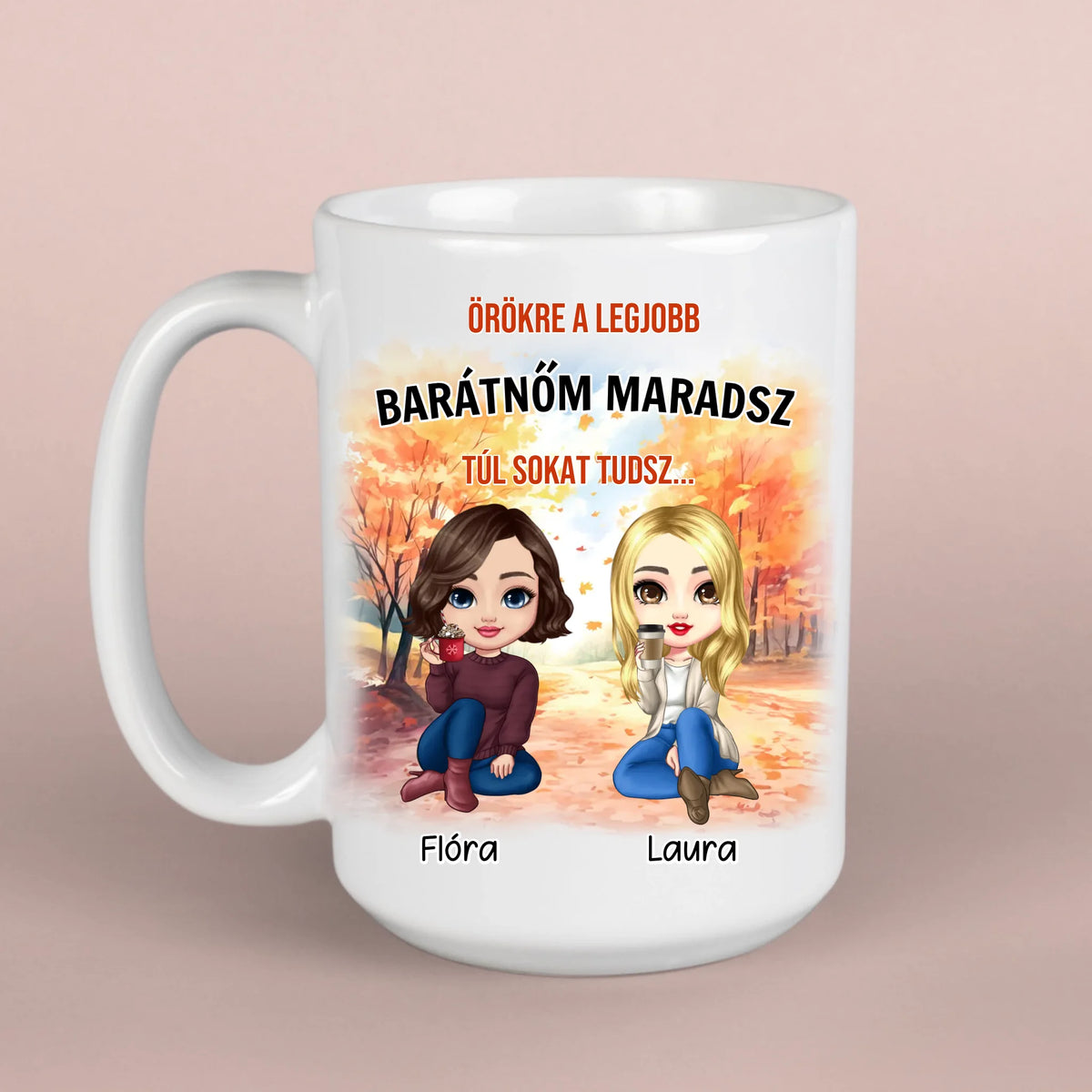Őszi, csajos bögre barátnőknek