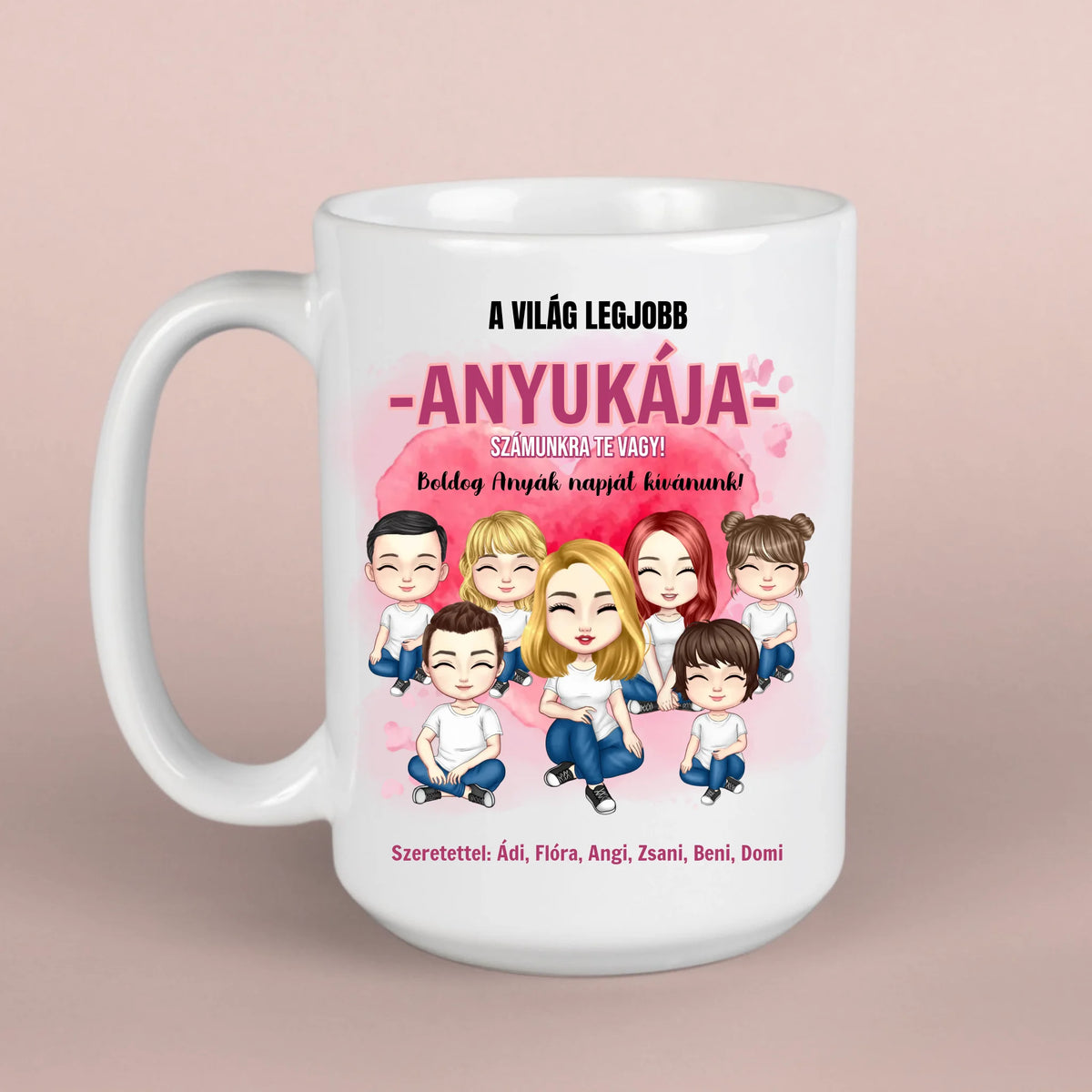 Gyerkőcös bögre anyának