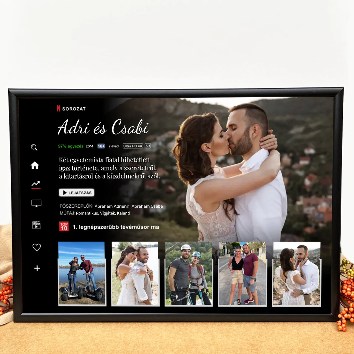 Sorozatos ajándék kép pároknak