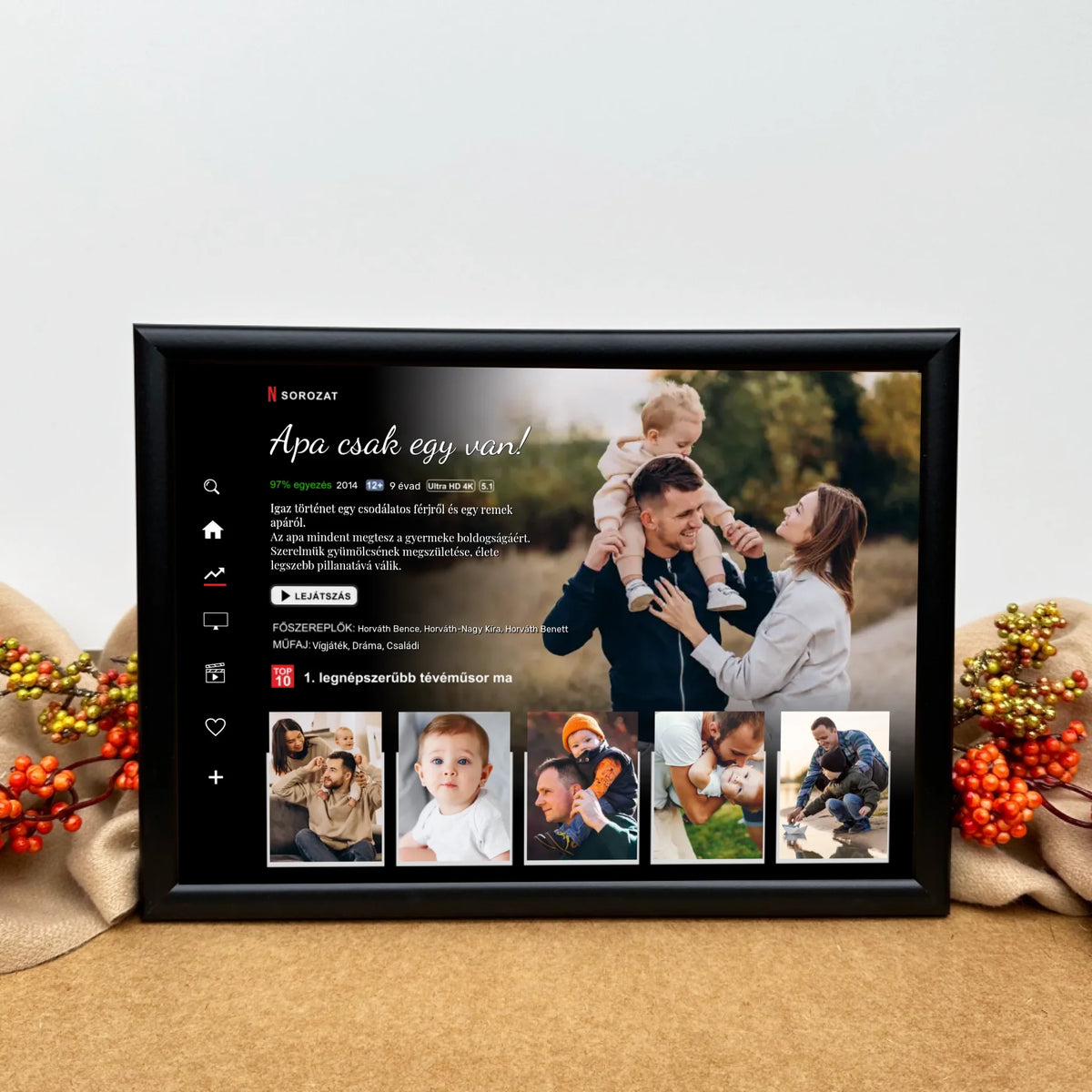 Sorozatos ajándék kép apának