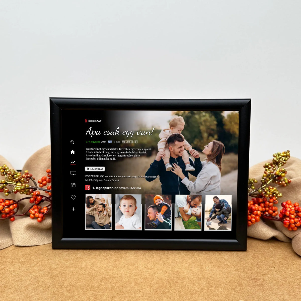 Sorozatos ajándék kép apának