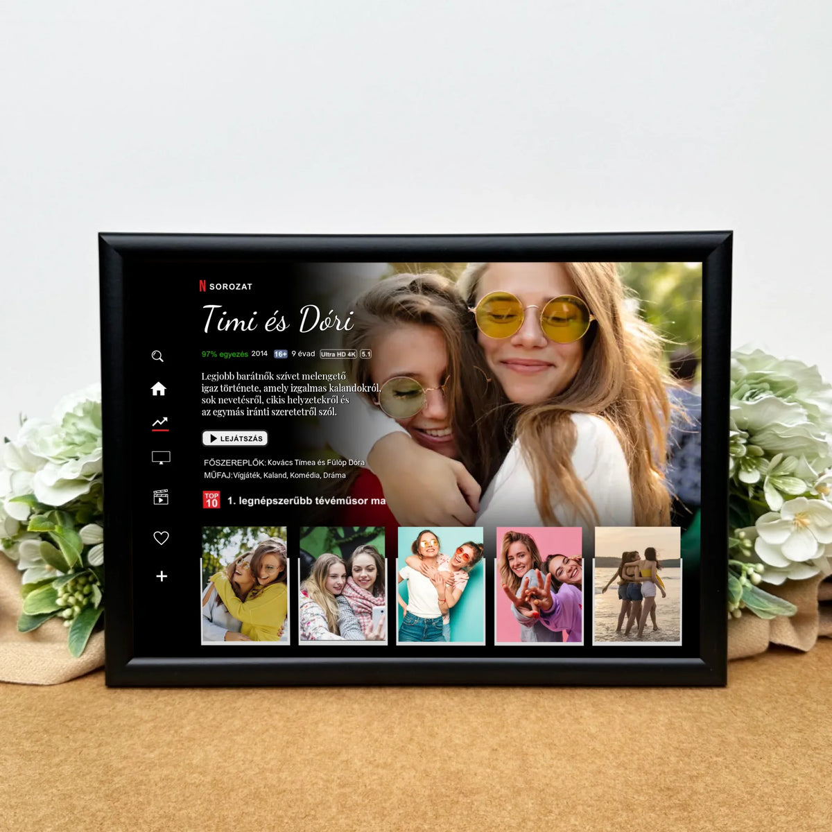 Sorozatos ajándék kép barátnőknek