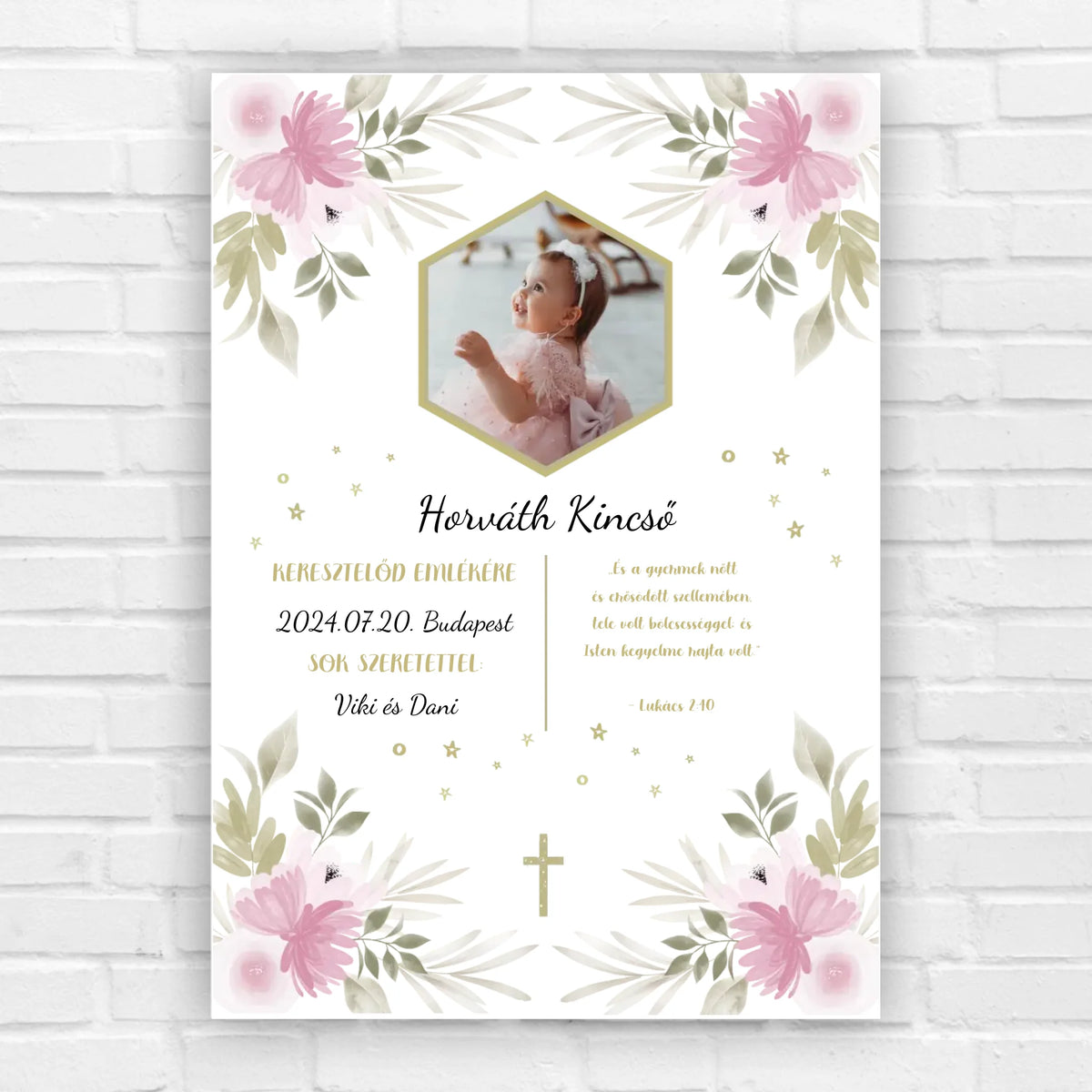 Különleges keresztelő ajándék lányoknak