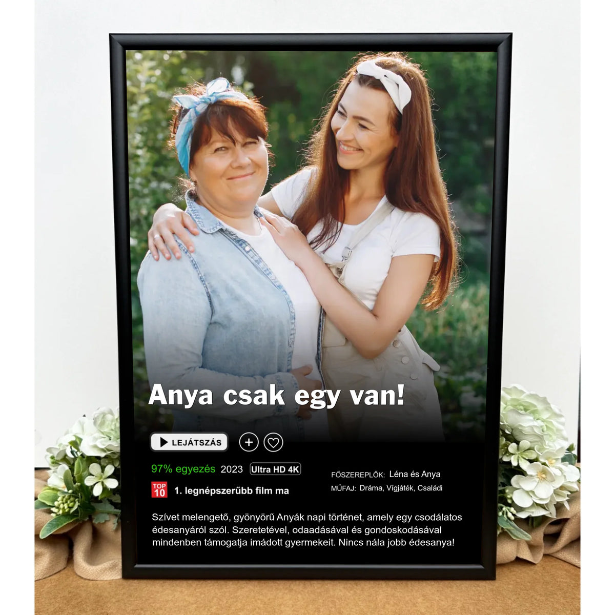 Filmes ajándék kép anyának