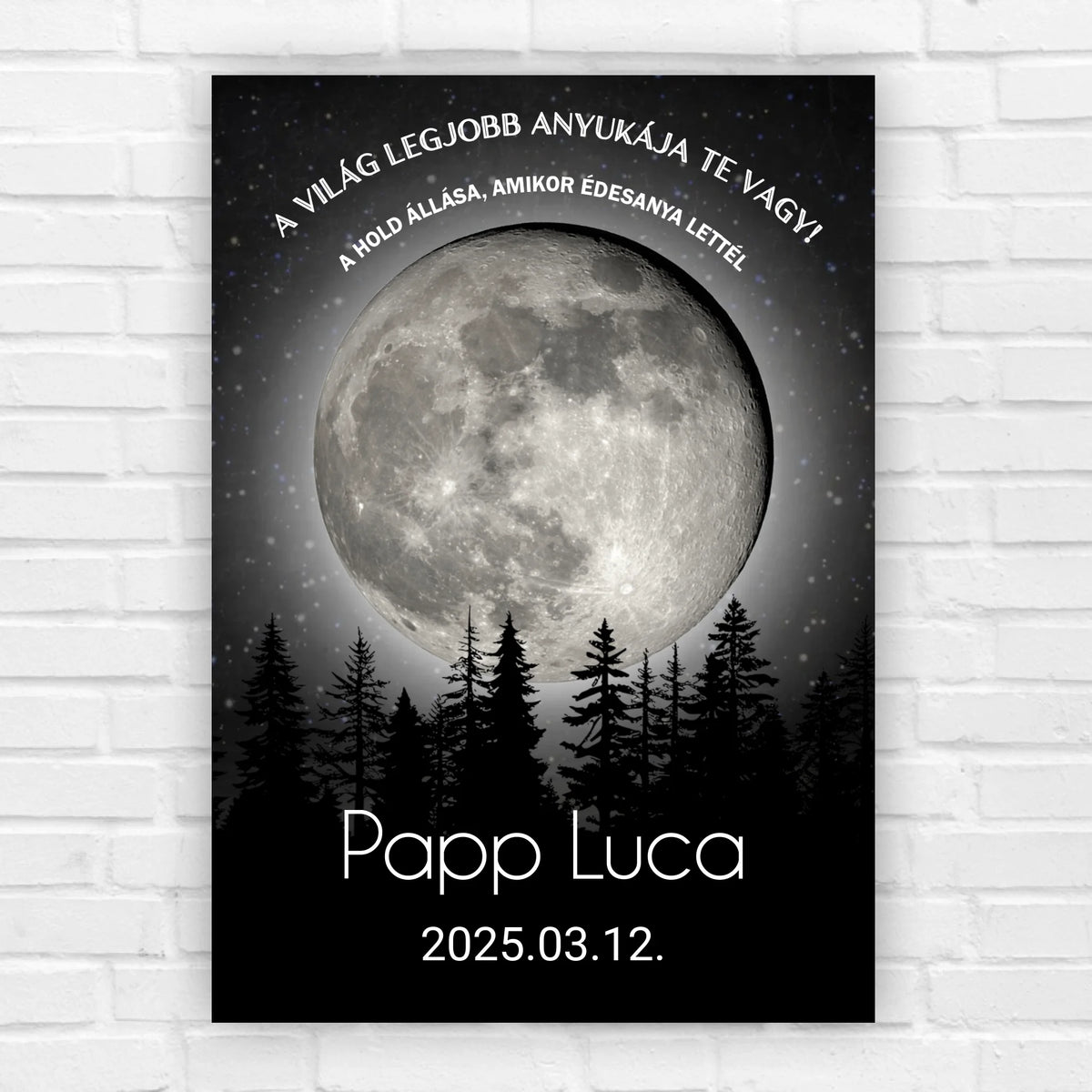 Holdfázis kép édesanyának - 1 gyermekes