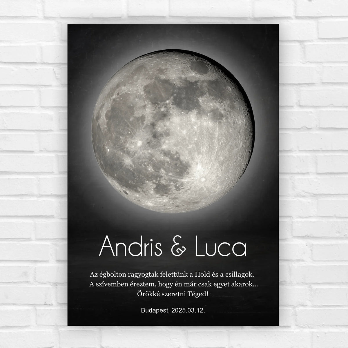 Holdfázis falikép - különleges dekoráció