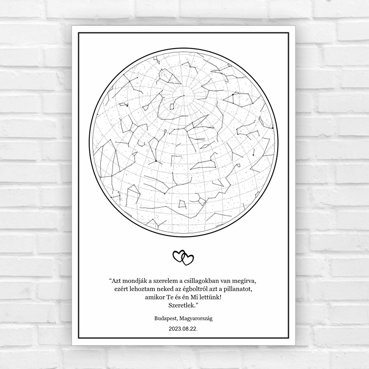 Szerelmes csillagtérkép