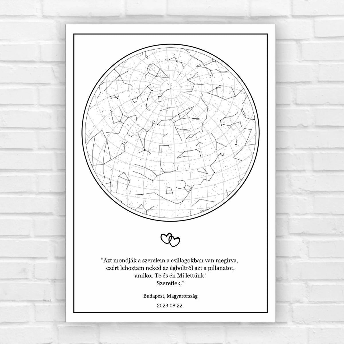 Szerelmes csillagtérkép