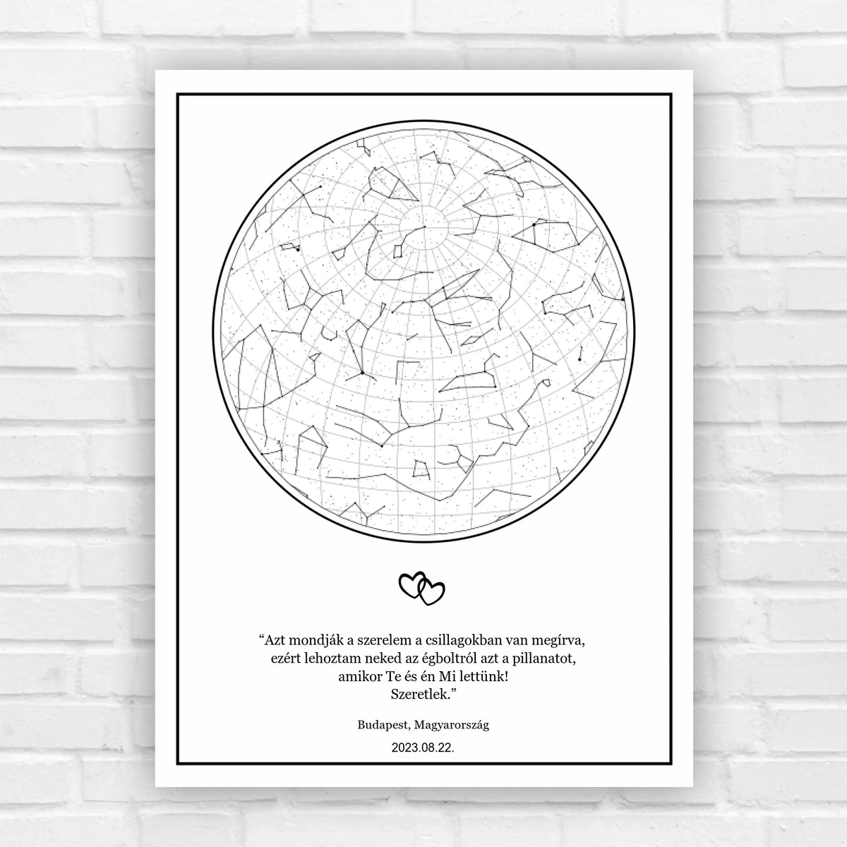 Szerelmes csillagtérkép