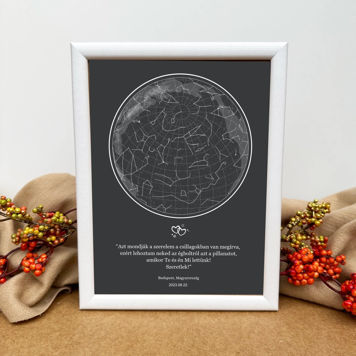 Csillagkép évfordulóra | asztali méret