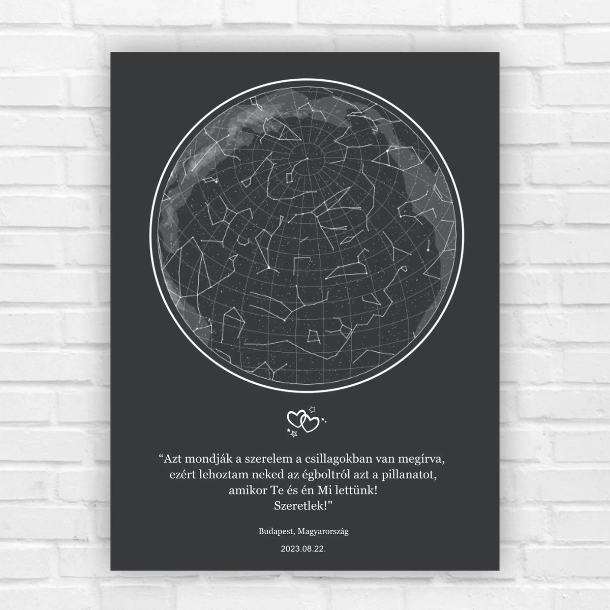 Csillagkép évfordulóra | asztali méret