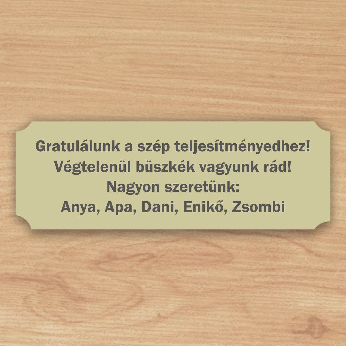 Nagy méretű Oscar szobor gravírozással