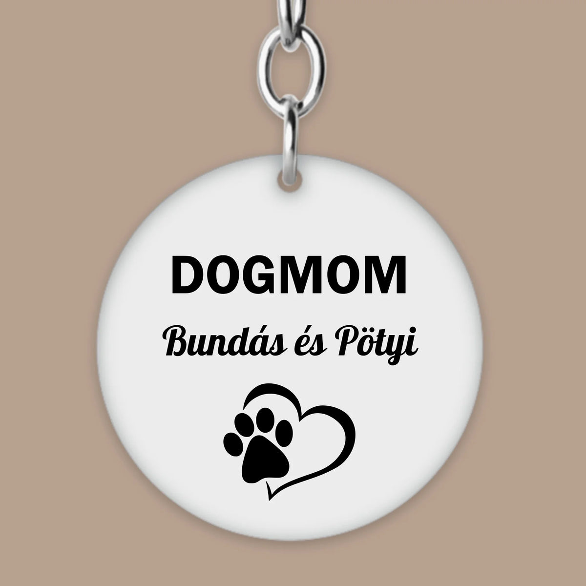 Ajándék kutyásoknak, kutyamama kulcstartó