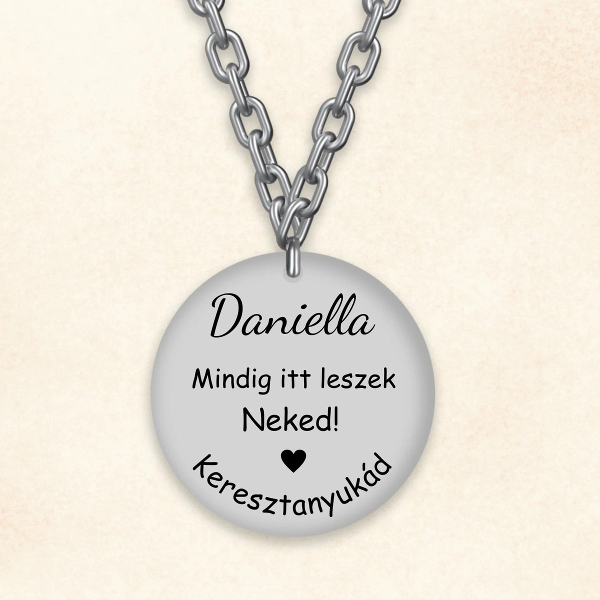Ajándék keresztelőre, emlékőrző nyaklánc