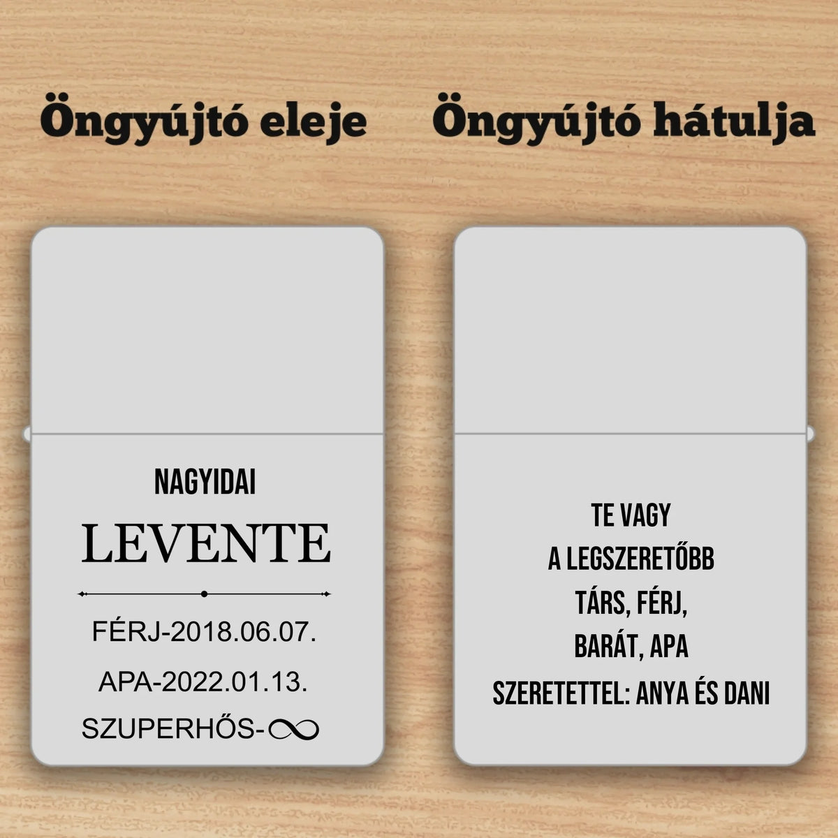 Zippo öngyújtó édesapáknak