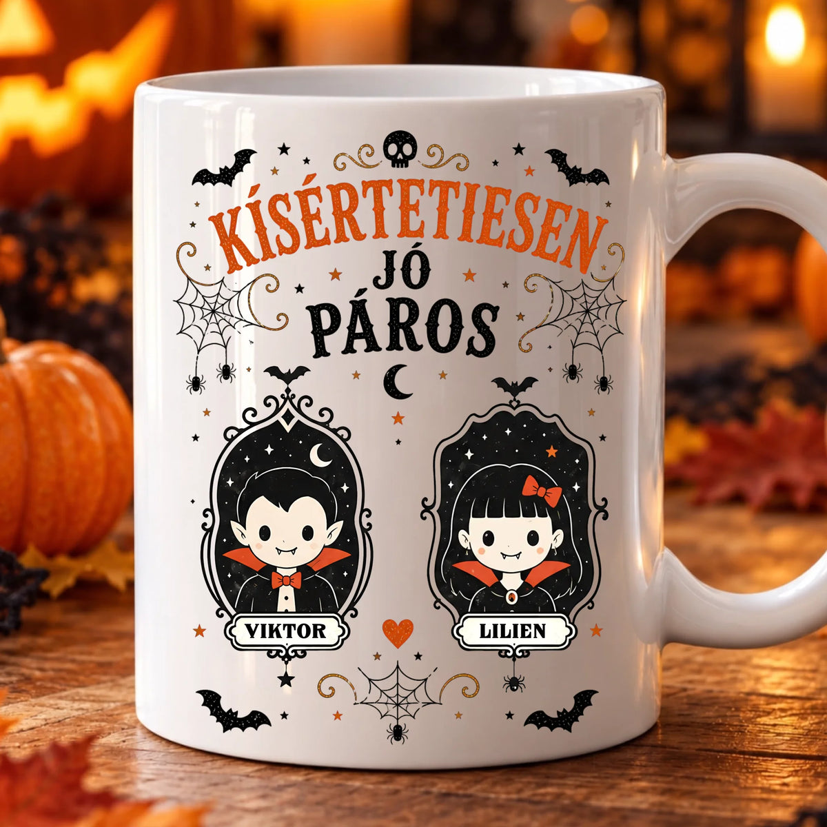 Kísértetiesen jó páros - bögre