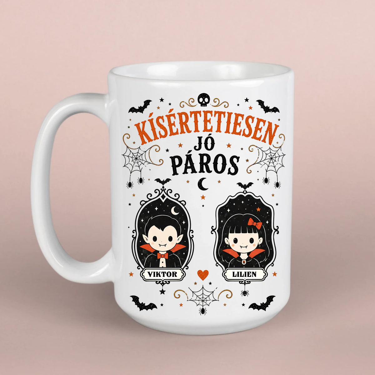 Kísértetiesen jó páros - bögre