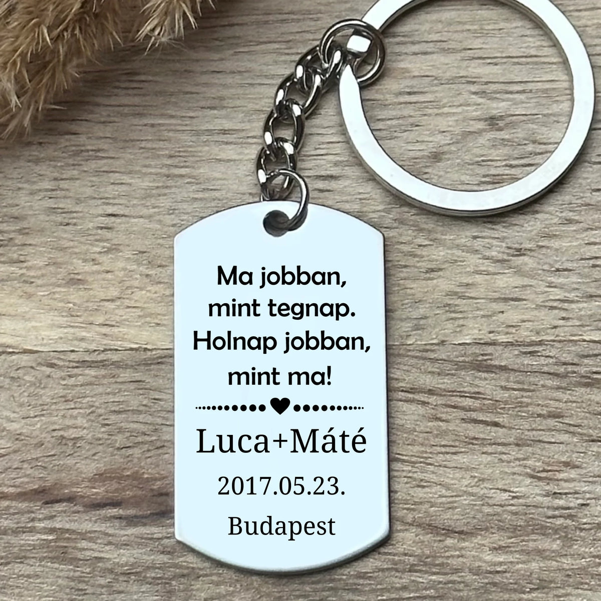 Évforduló ajándék | Ma jobban kulcstartó