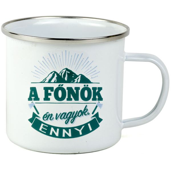 Ajándék főnöknek - vicces fémbögre