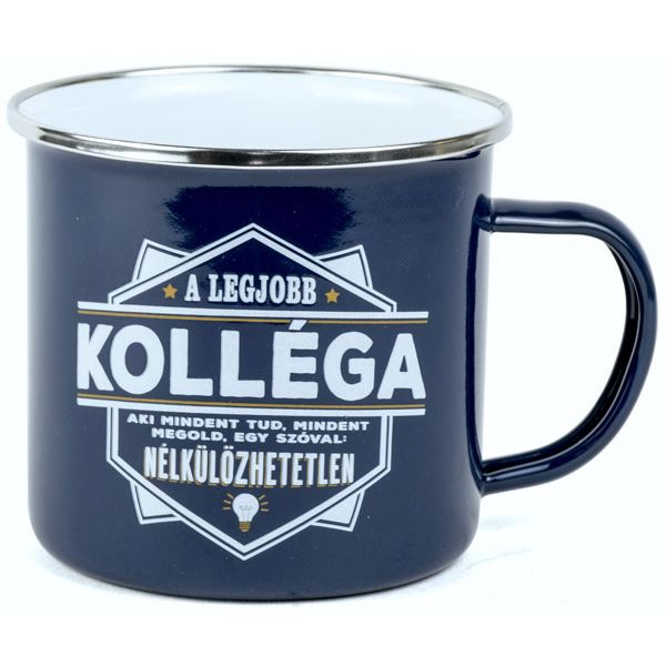 Ajándék kollégának - fémbögre