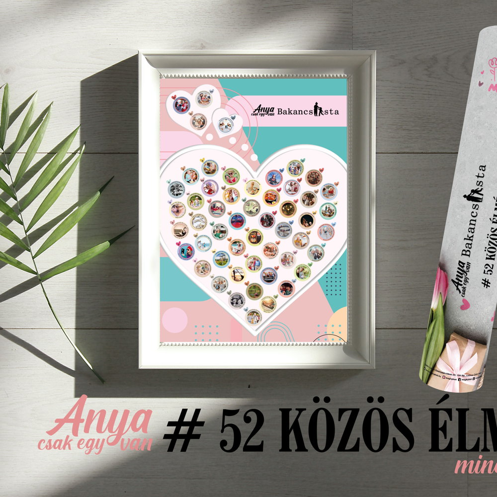 Anya csak egy van - Bakancslista anyának, anyák napi ajándékötlet