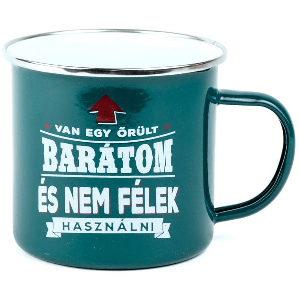 Barátság ajándék - fémbögre legjobb barátoknak