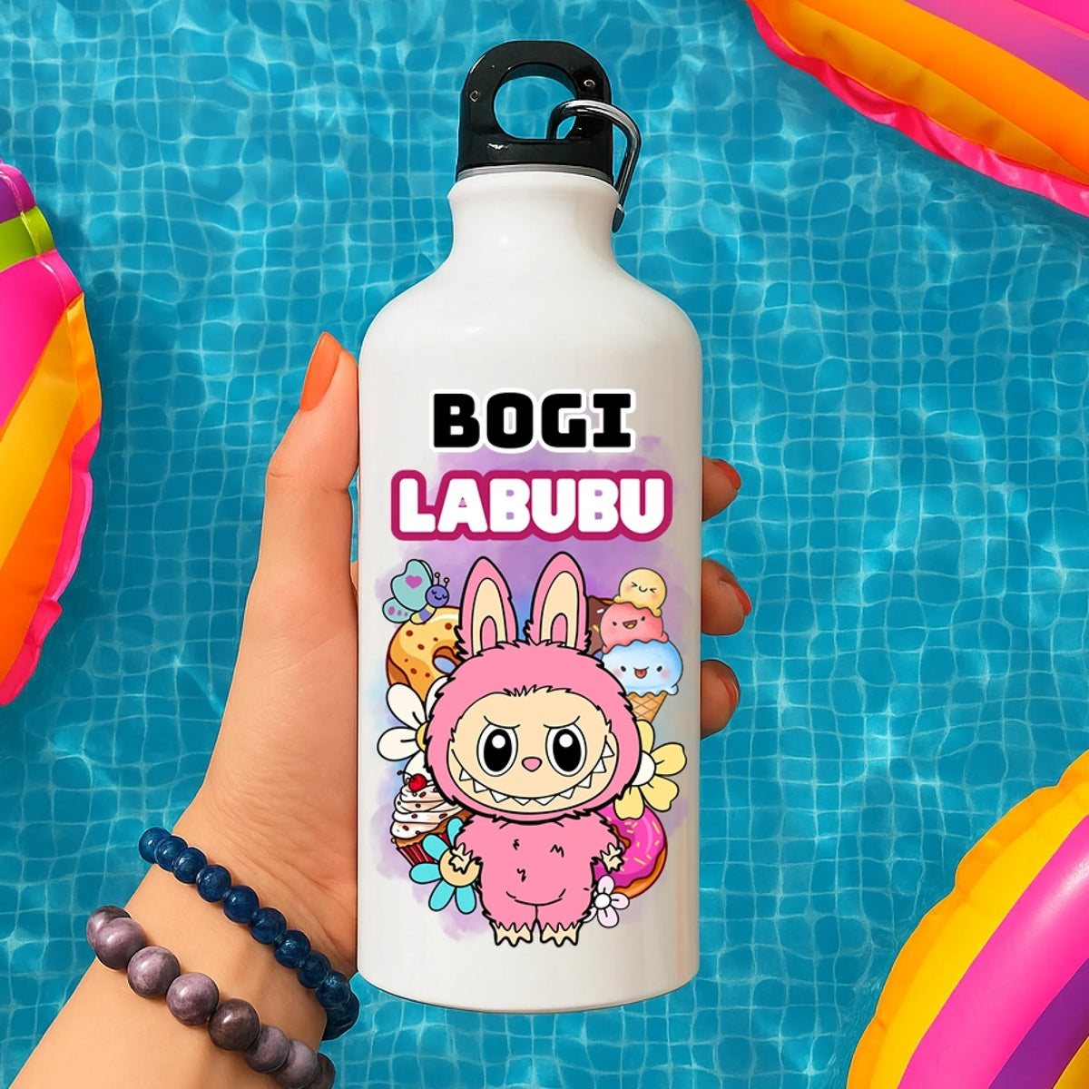 Labubu kulacs saját névvel