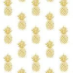 Ananászos csomagolópapír tekercs, ajándék csomagolás, csomagolóanyag, csomagolópapír