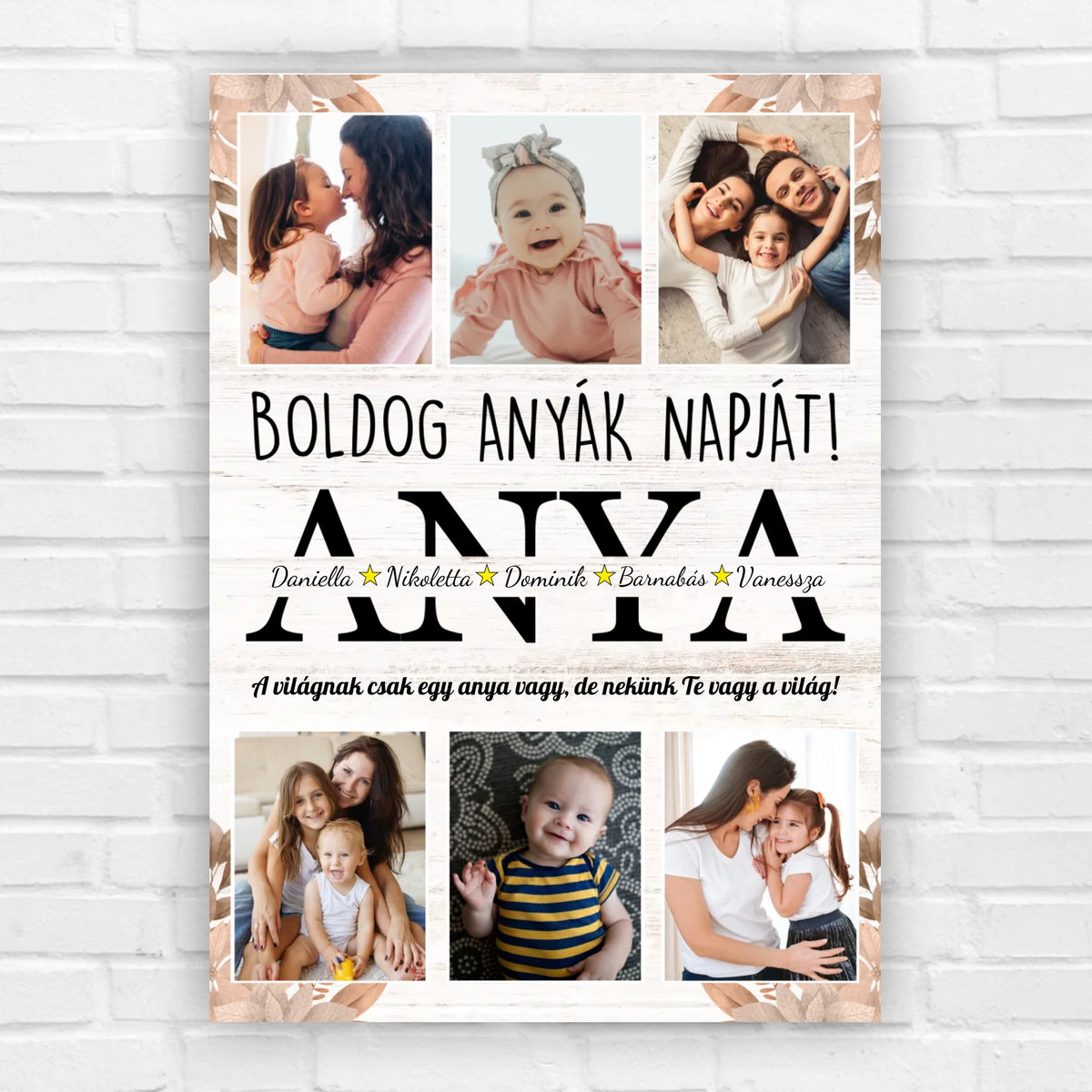 anyák napi egyedi ajándék