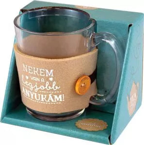 Kedves teásbögre anyának - anyák napi ajándék