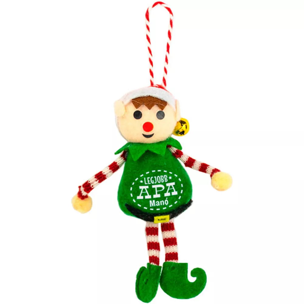 Karácsonyi manó - Apa felirattal