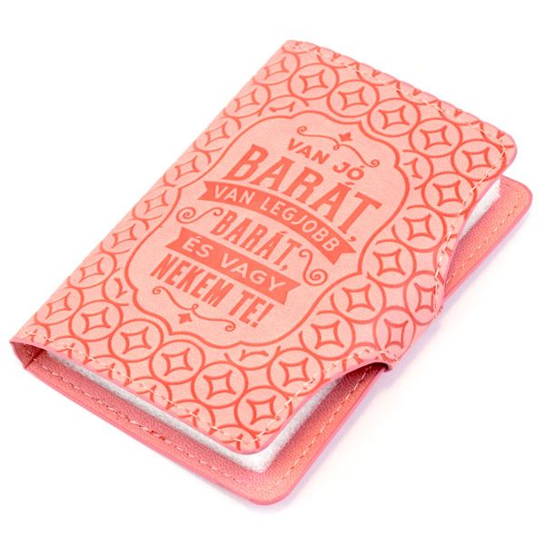 Kártyatartó-Barátnőknek szóló felirattal