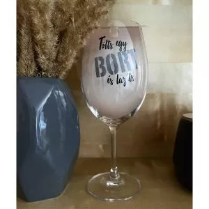 Vicces borospohár - tölts egy bort