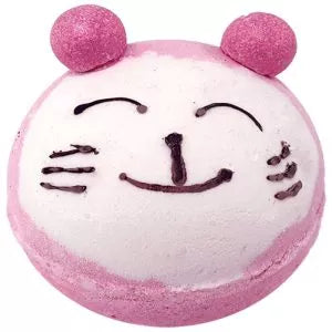 Rózsaszín cicus fürdőbomba