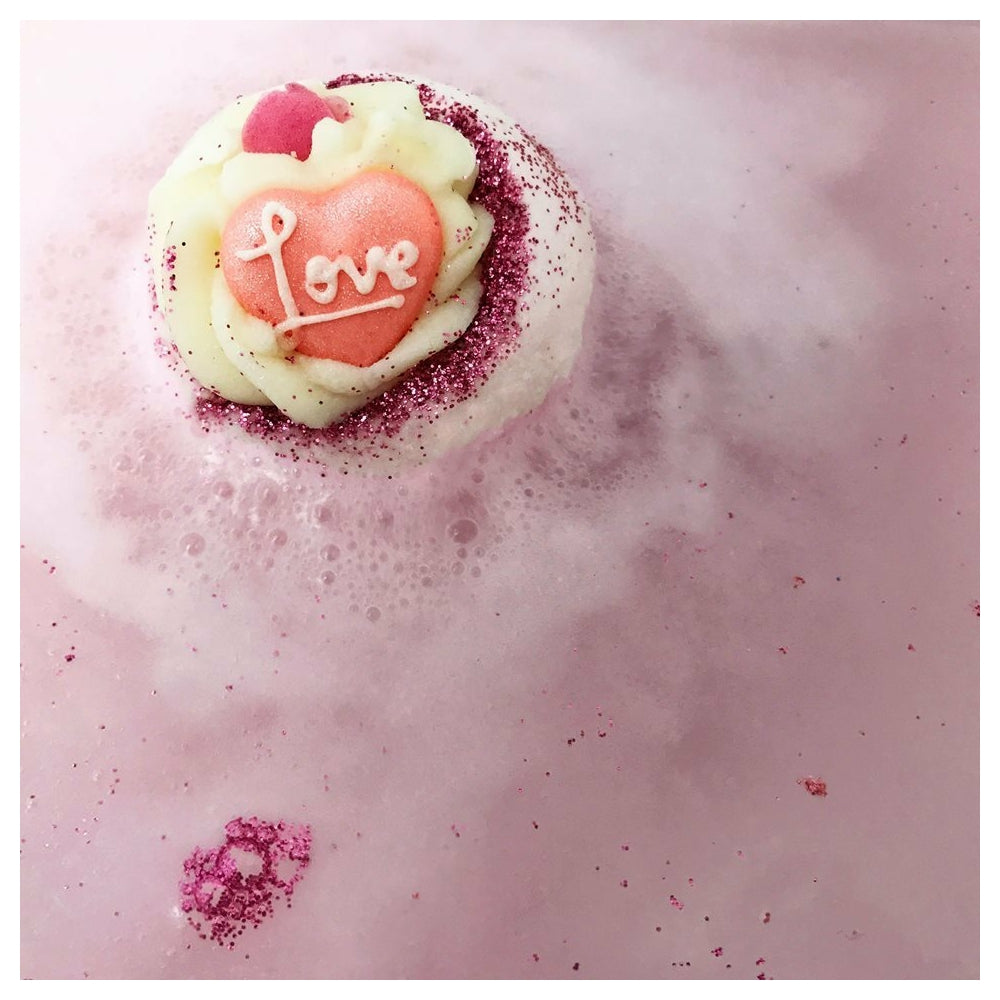 Szerelemvarázs fürdőbomba szivecskével