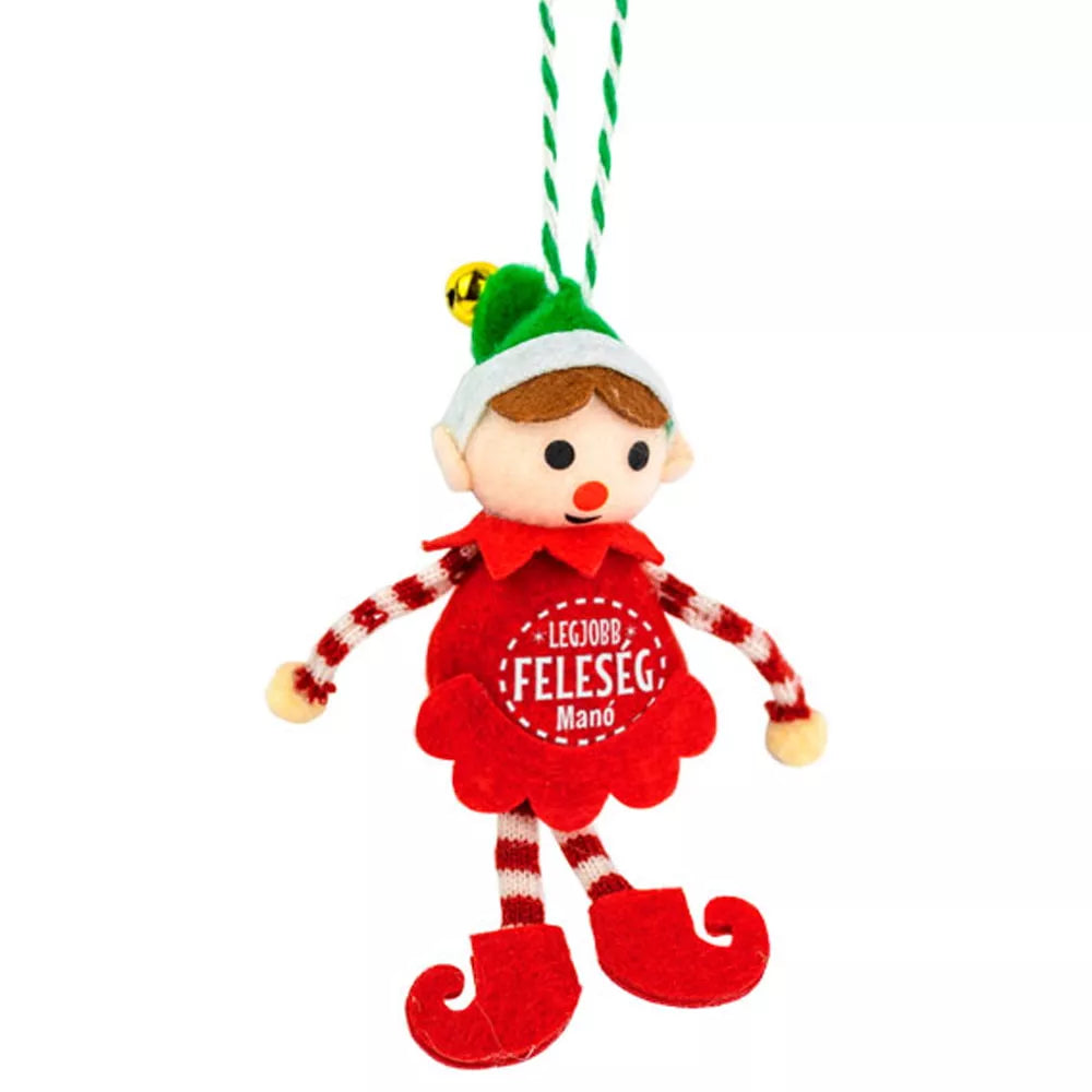 Karácsonyi manó - Legjobb Feleség felirattal