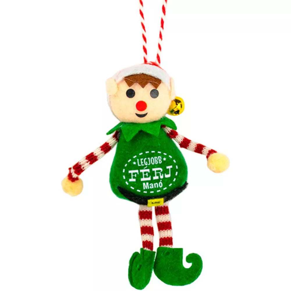 Karácsonyi manó - Legjobb Férj felirattal