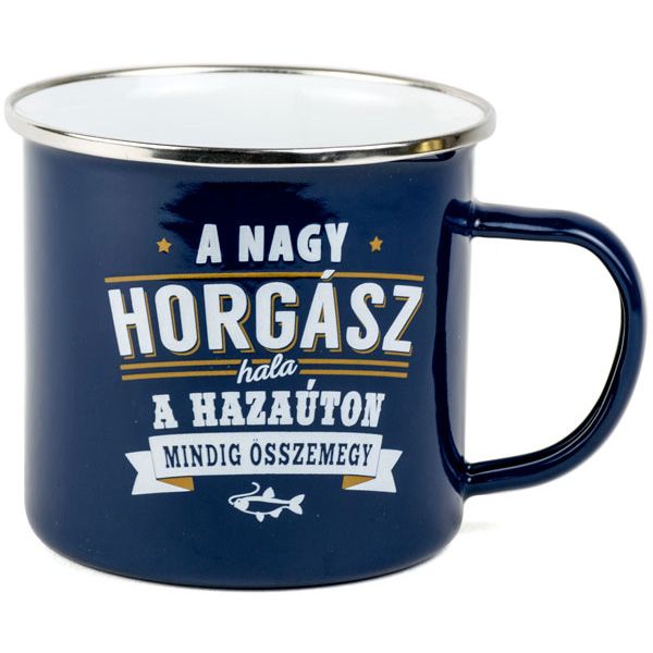 Top Pasik fémbögre, Horgász ajándék