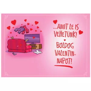 Szívünk szárnyal - Valentin napi, kutyás lap