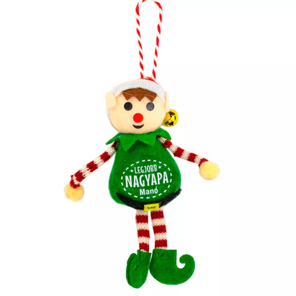 Karácsonyi manó - Nagyapa felirattal