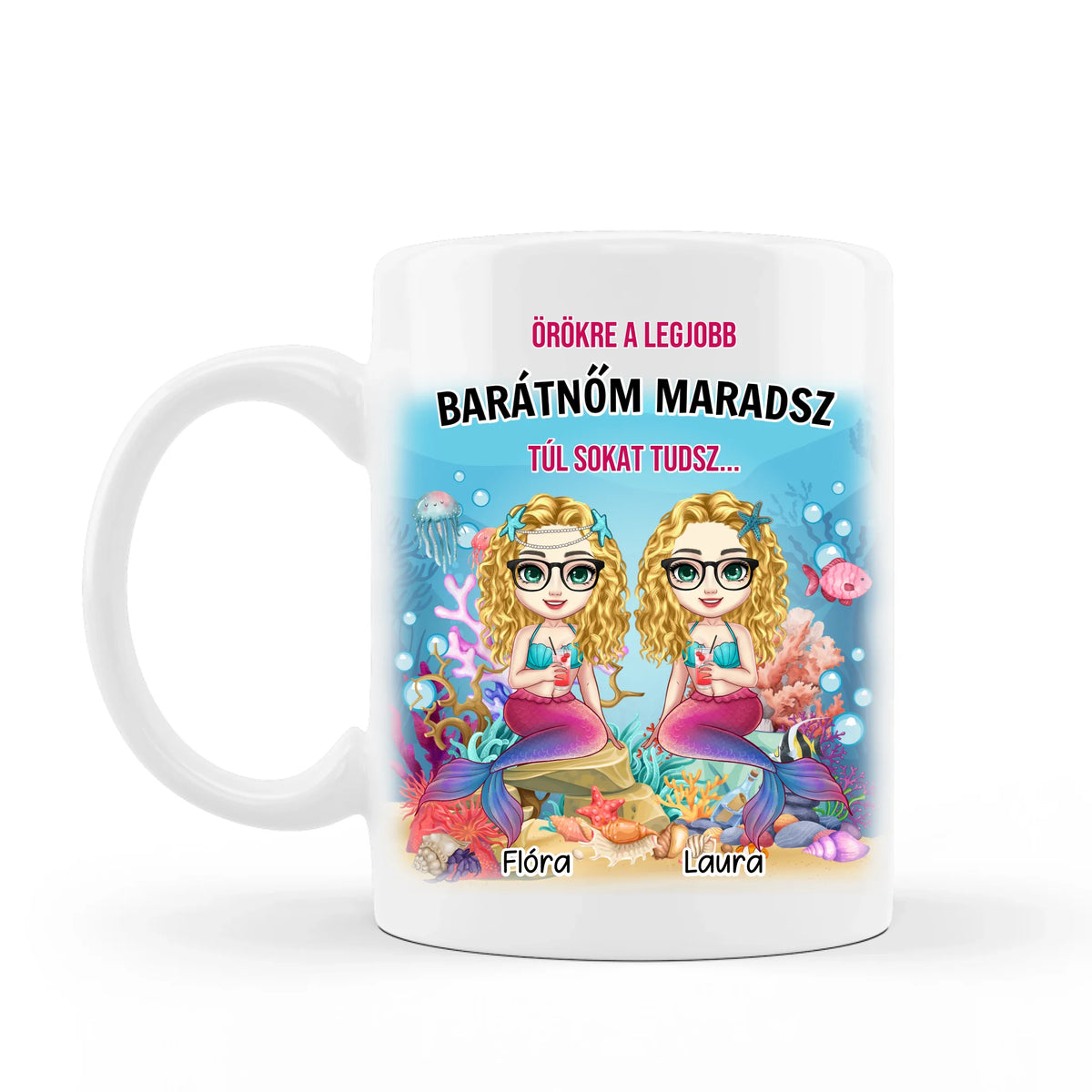 sellős, barátnős bögre